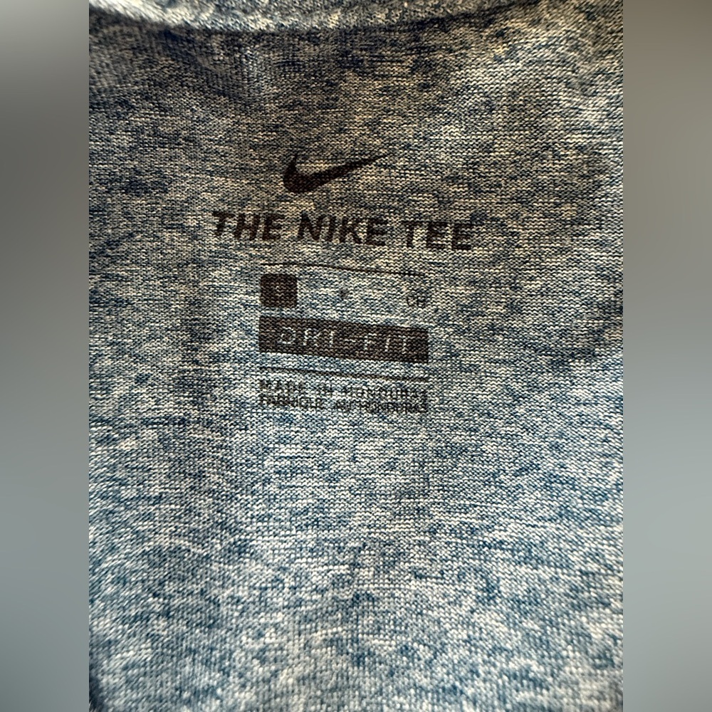 Nike Dri-FIT Sleeveless Tank Top | Heather Blue | Size Small - Picture 3 of 4